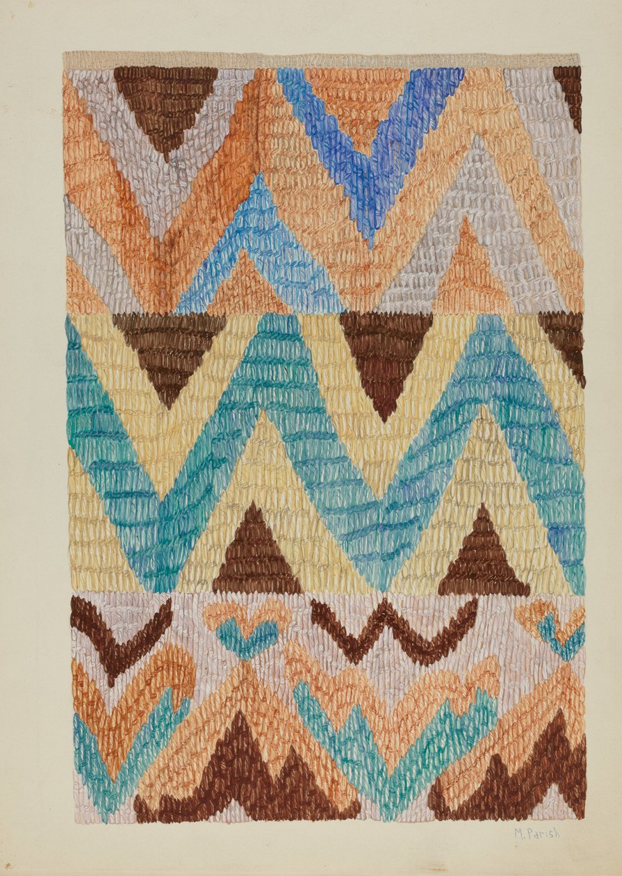 Coperta Colcha, c. 1937 da Marjery Parish