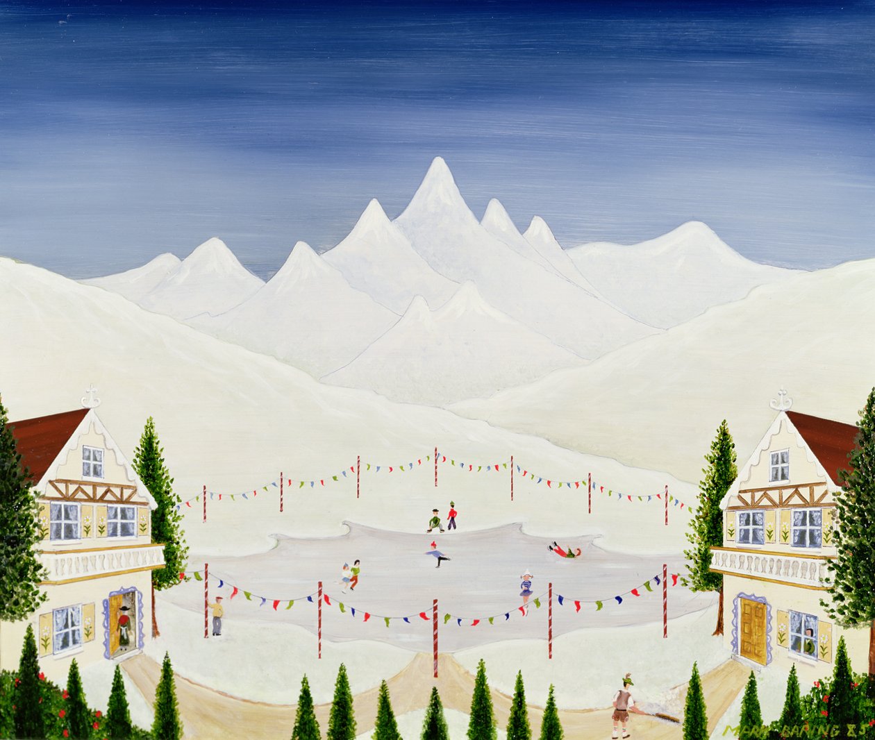 Pattinare a St.Moritz da Mark Baring