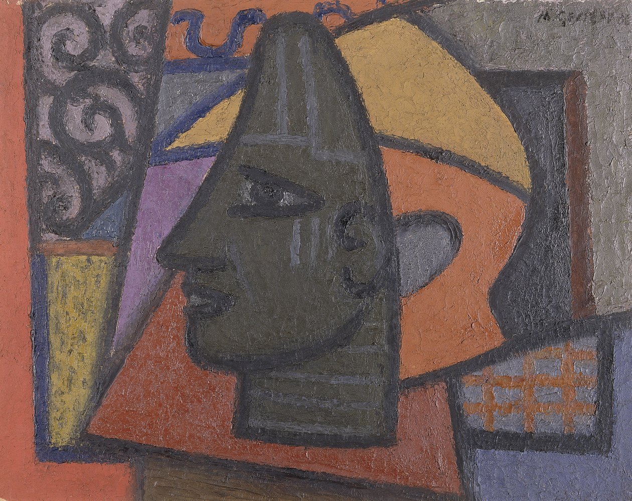 Design con testa di Benin da Mark Gertler