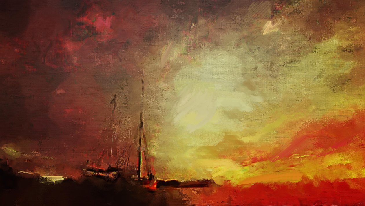 dopo una tempesta in mare da Mark Gordon