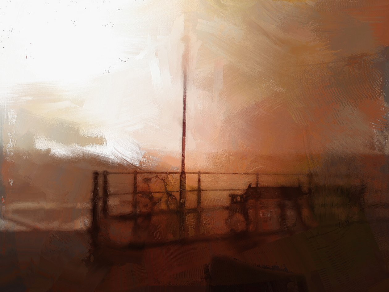 Il molo di Cromer dopo la tempesta da Mark Gordon