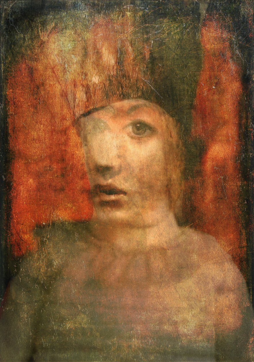 figura con Ushanka - una per Mersad Berber (tecnica mista) da Mark Gordon