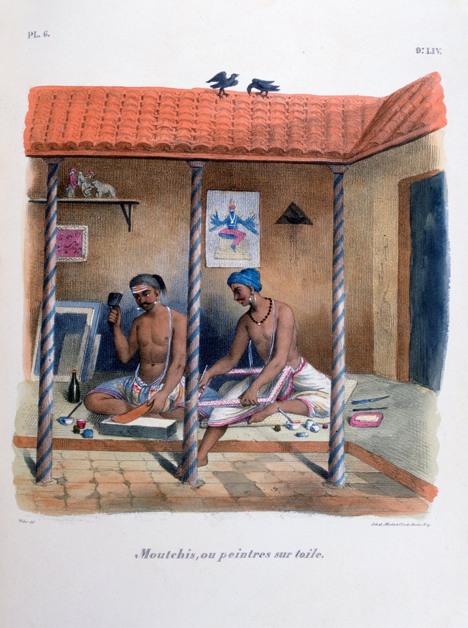Pittori di tessuti, 1828 da Marlet et Cie