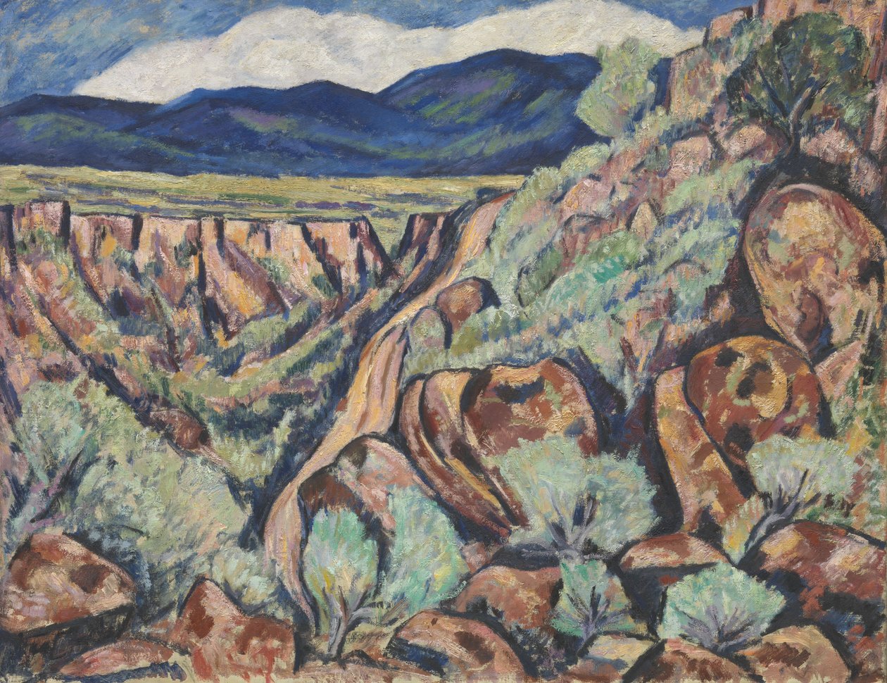 Paesaggio, Nuovo Messico, 1919-20 da Marsden Hartley
