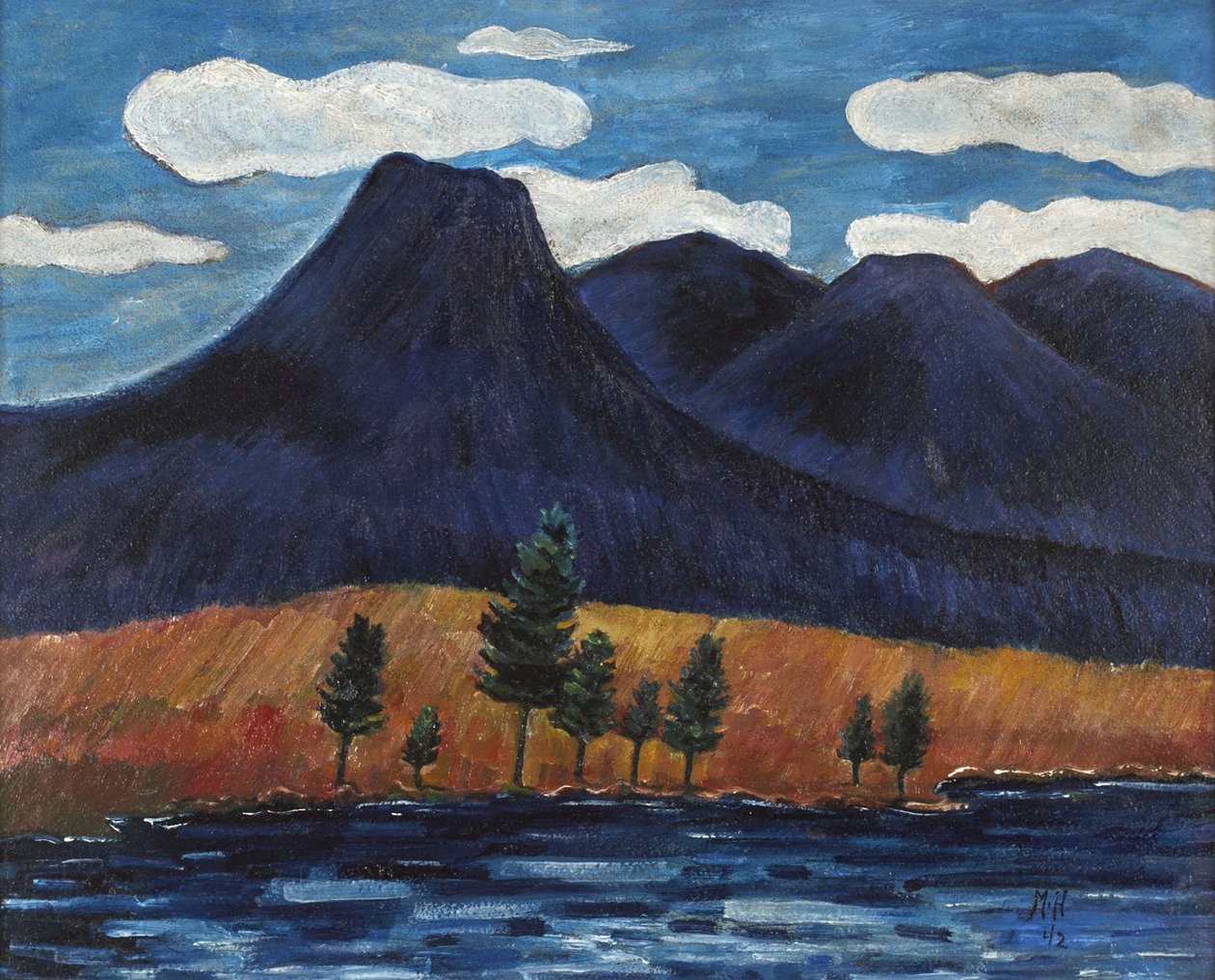 Paesaggio blu da Marsden Hartley