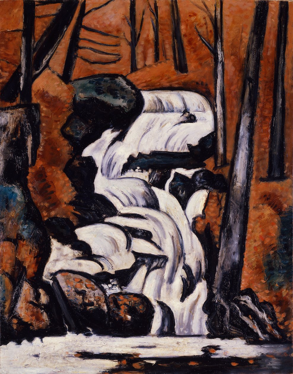 Cascate del ruscello Smelt da Marsden Hartley