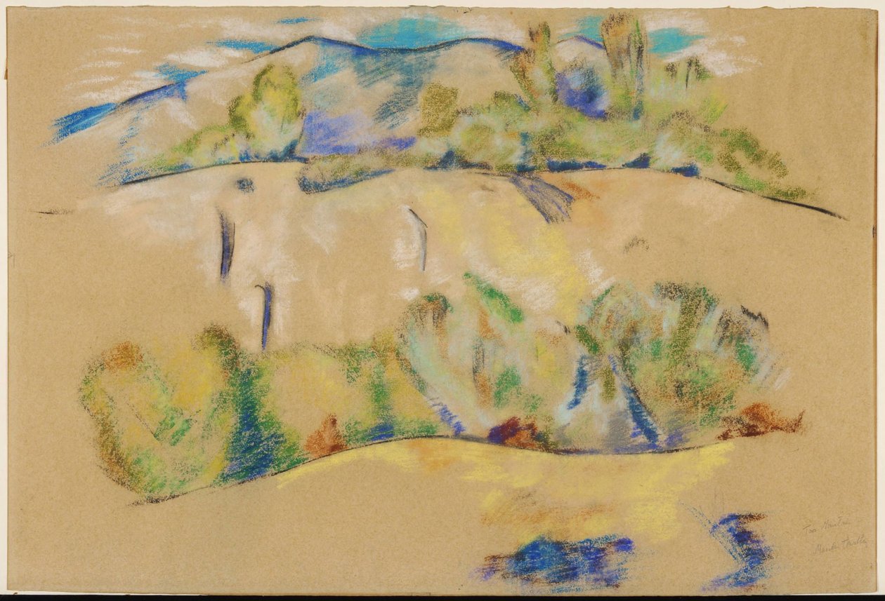 Taos-Berg da Marsden Hartley
