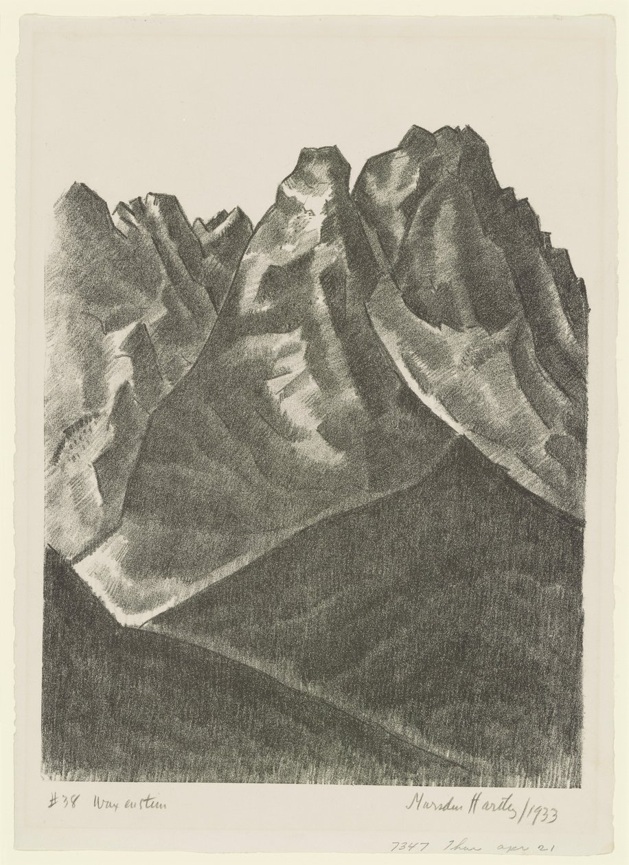 Waxenstein da Marsden Hartley