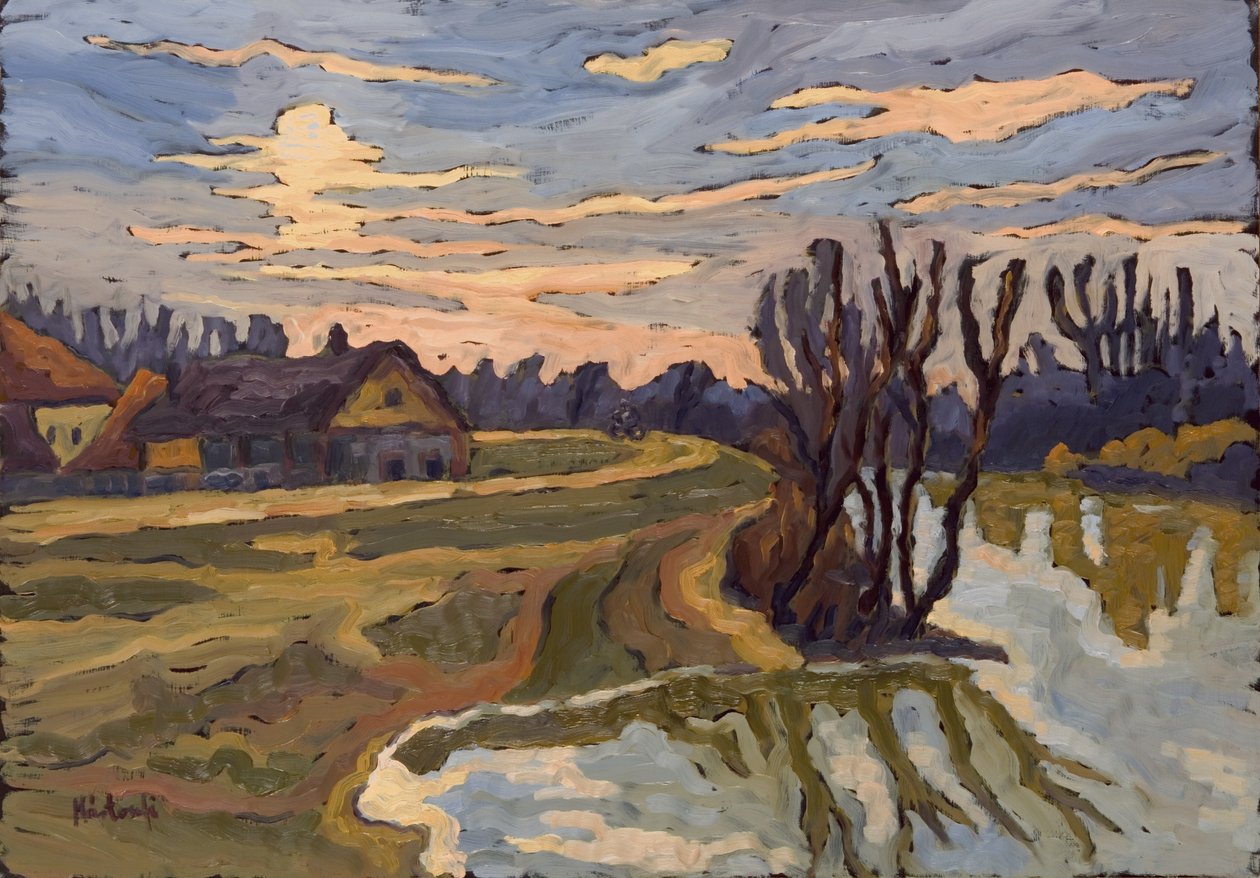 Strada nel crepuscolo, 2004 da Marta Martonfi Benke