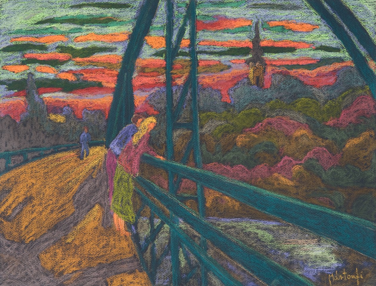 Sul ponte, 2009 da Marta Martonfi Benke