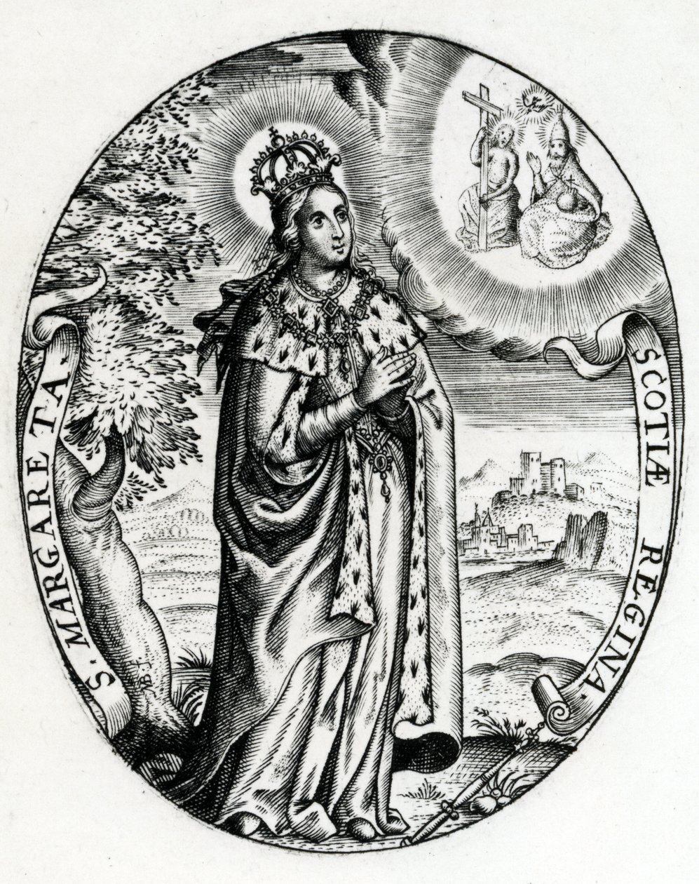 Santa Margherita, regina di Scozia, c.1618 da Marten Baes