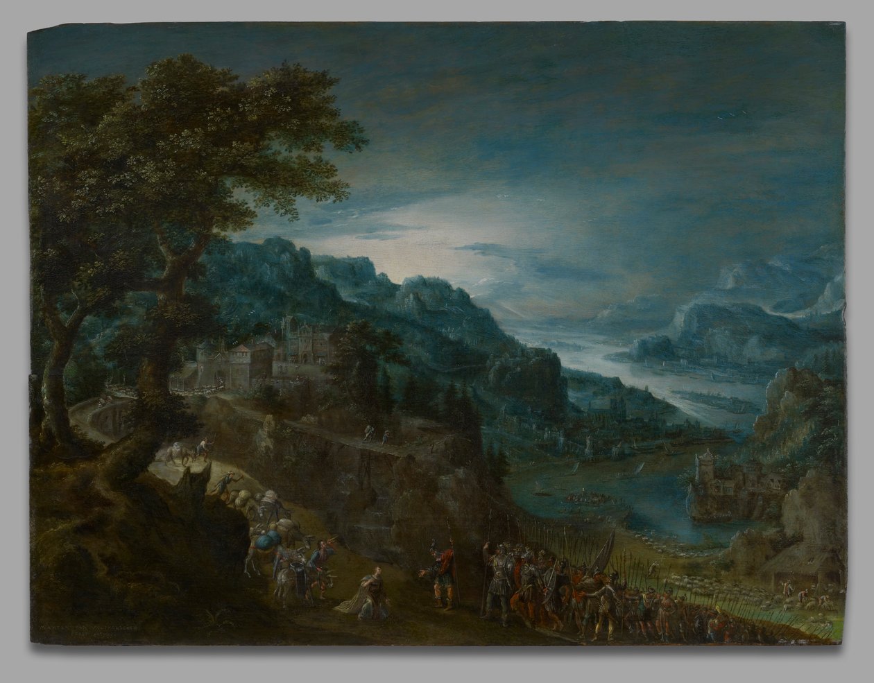 La riconciliazione di Giacobbe ed Esaù da Marten van Valckenborch