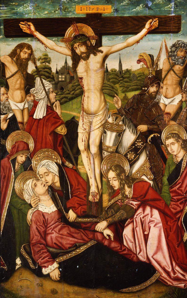 La crocifissione, c.1480-90 da Martín Bernat
