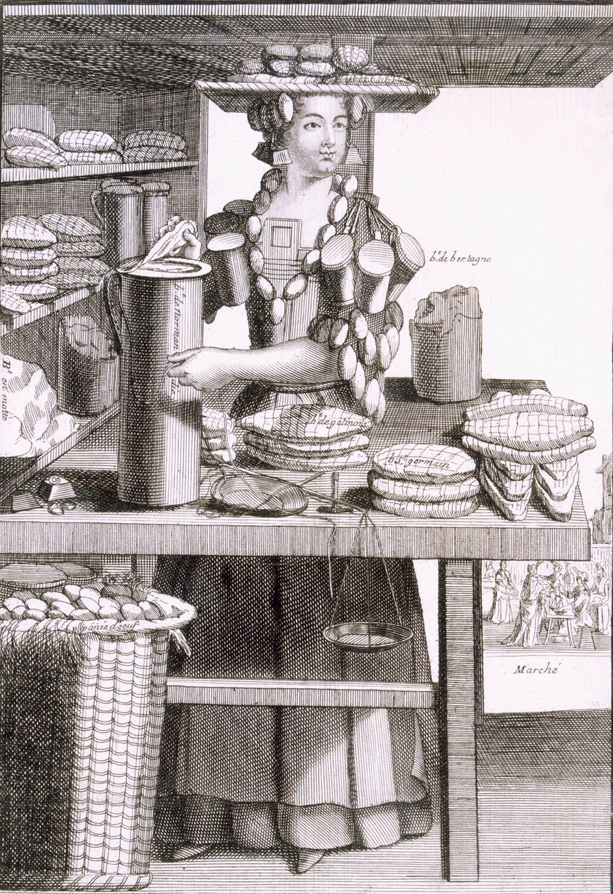 Il costume della lattaia da Martin Engelbrecht