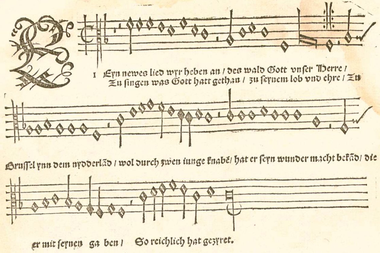 Una nuova canzone iniziamo da Martin Luther