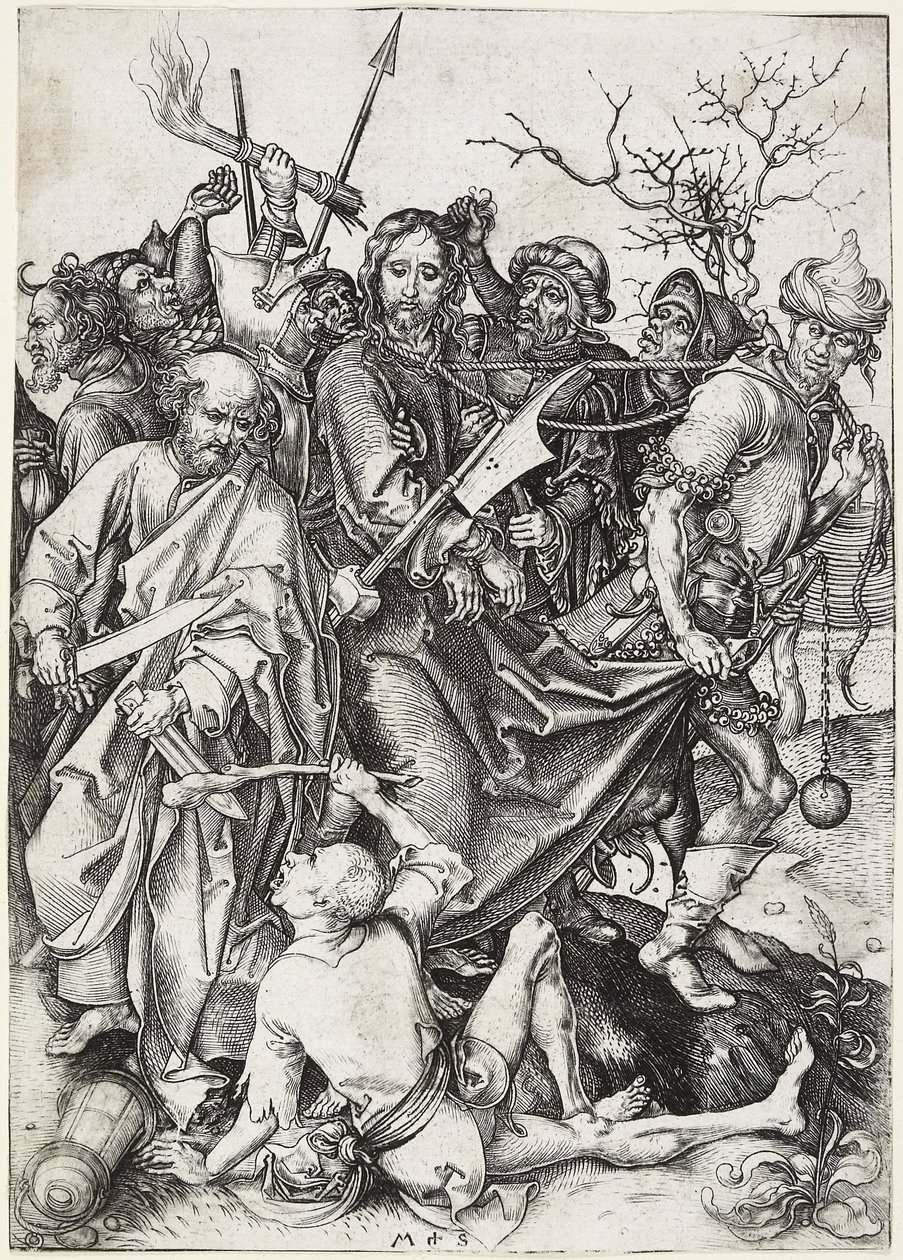 La cattura di Cristo da Martin Schongauer