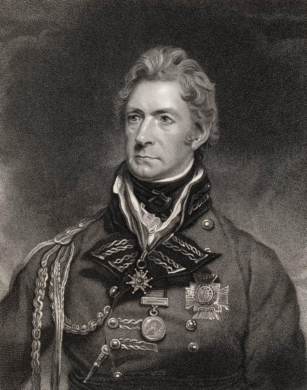 Sir Thomas Munro, 1° Barone, inciso da Henry Hoppner Meyer, da 