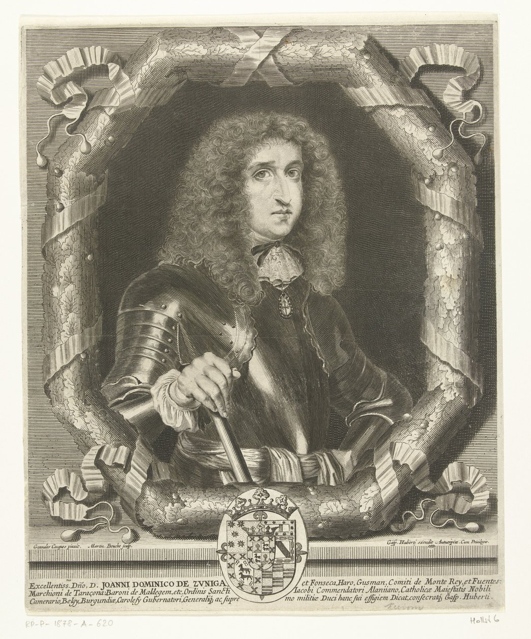 Ritratto di Johannes Dominicus van Zuniga e Fonseca da Martin Bouche