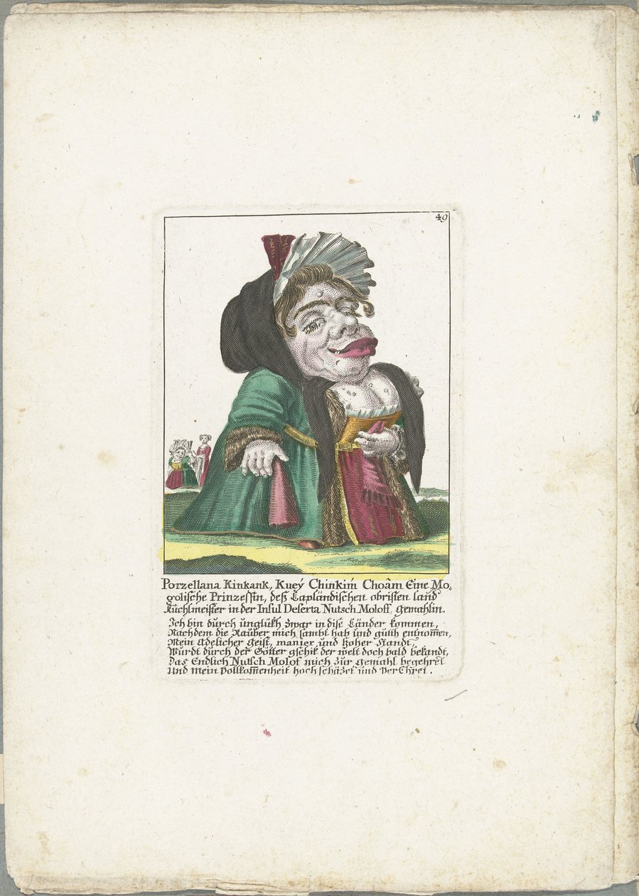Caricatura di Porzellana Kinkank da Martin Engelbrecht (attributed to)
