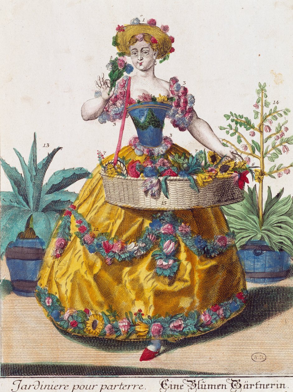 Giardiniere, incisione da 