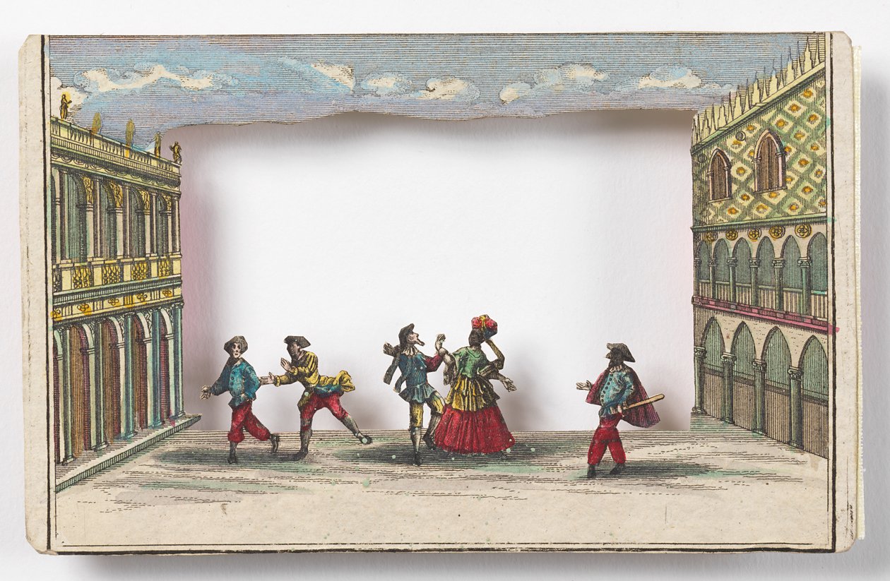 Il carnevale di Venezia (Teatrino) da Martin Engelbrecht