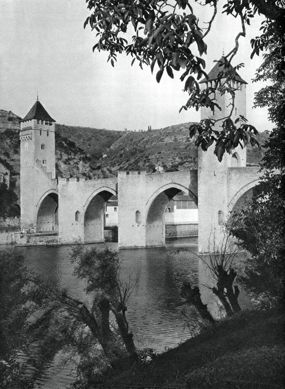 Pont Valentre, Cahors, Francia, 1937 da Martin Hurlimann