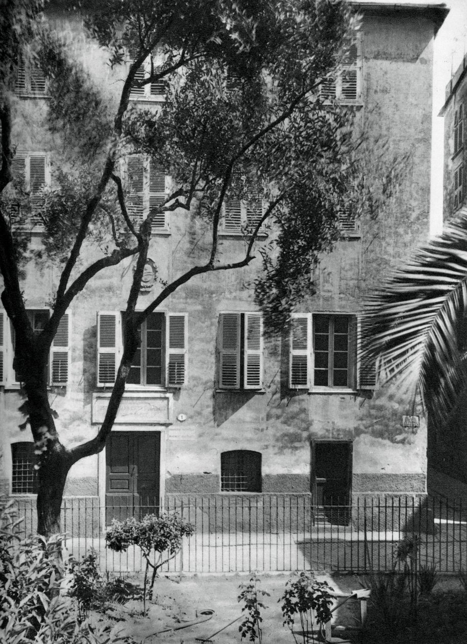 La casa dove nacque Napoleone, Ajaccio, Corsica, 1937 da Martin Hurlimann
