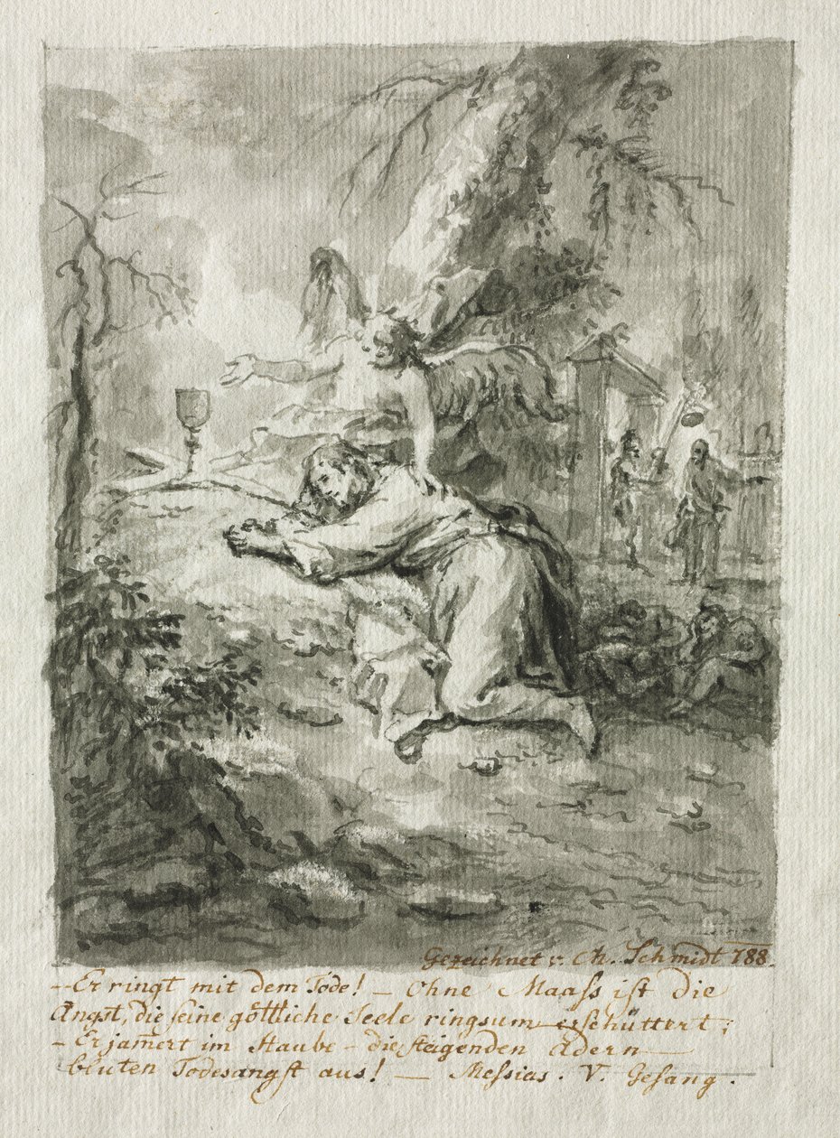 Cristo sul Monte degli Ulivi, La flagellazione, Cristo coronato di spine, La crocifissione da Martin Johann Schmidt