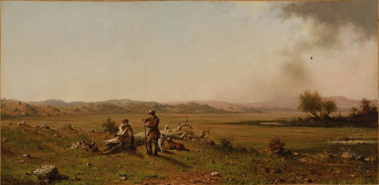 Cacciatori a riposo da Martin Johnson Heade