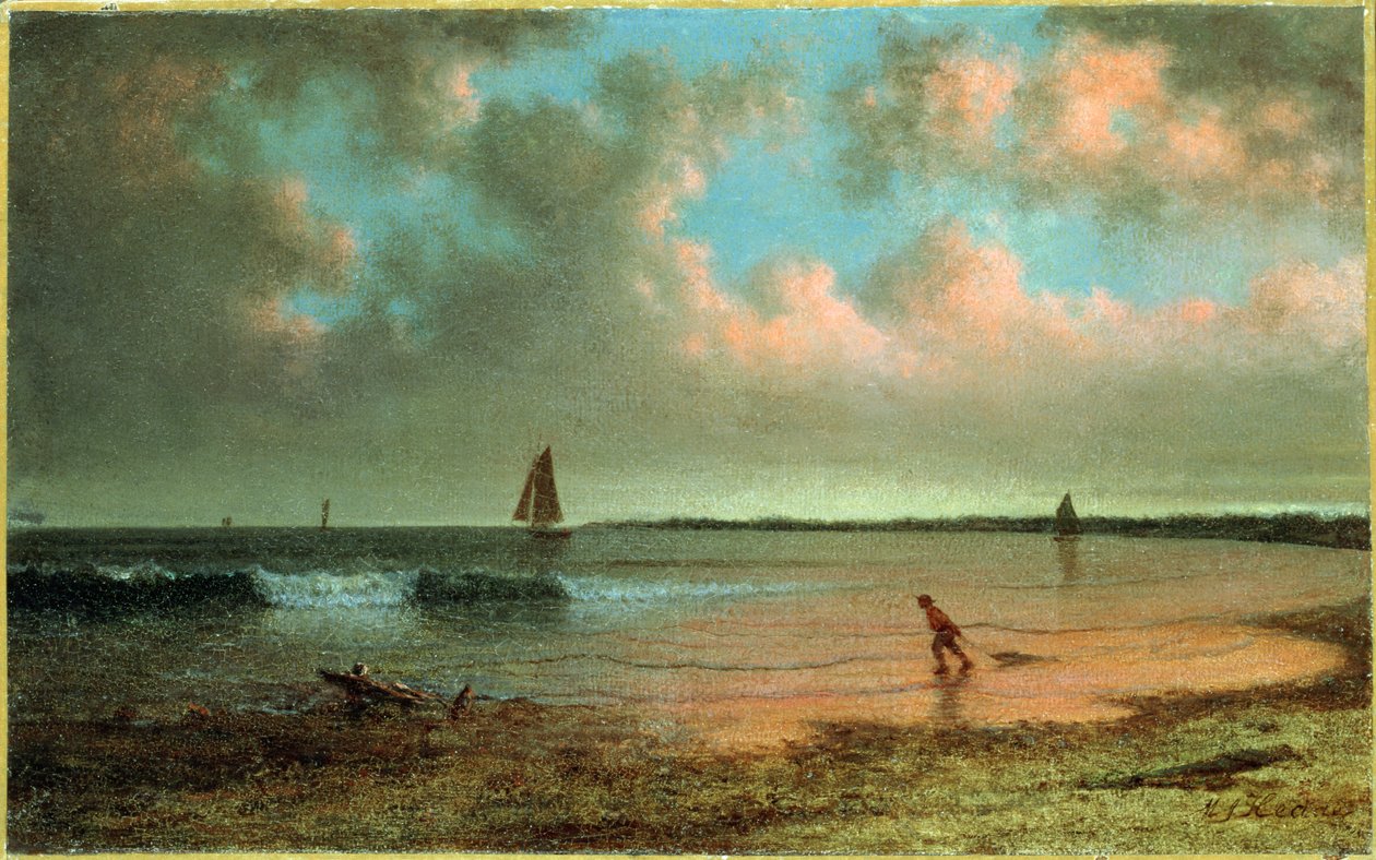 Scena costiera del New England da Martin Johnson Heade