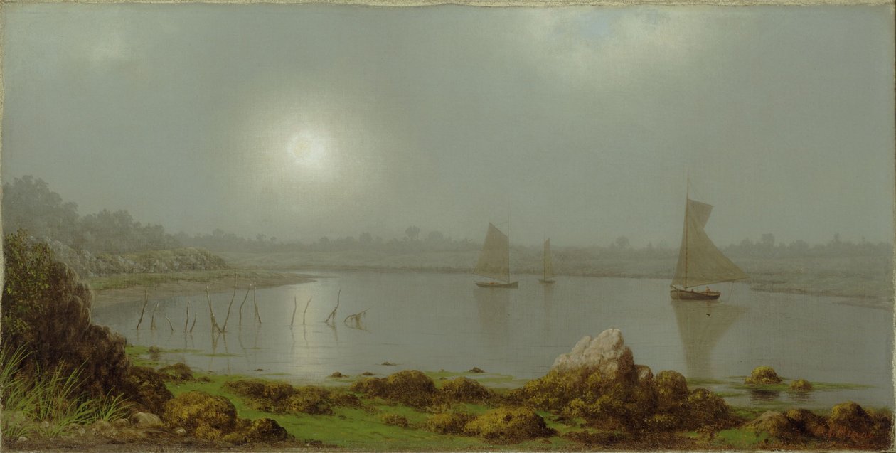 Porto di York, costa del Maine da Martin Johnson Heade