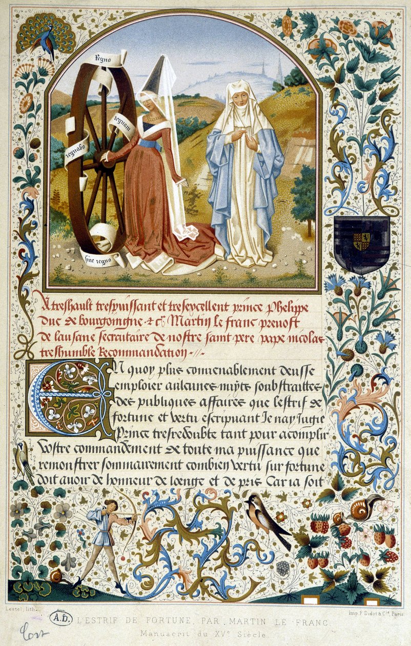 La ruota della fortuna - di Martin Le Franc da Martin Le Franc