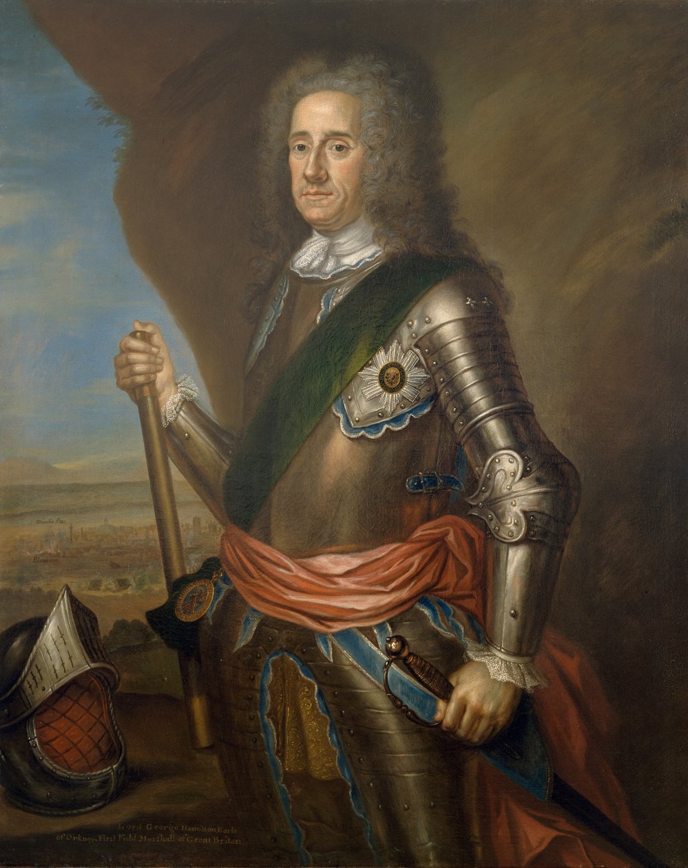 Lord George Hamilton (1666-1737) Conte di Orkney, c.1736 da Martin Maingaud