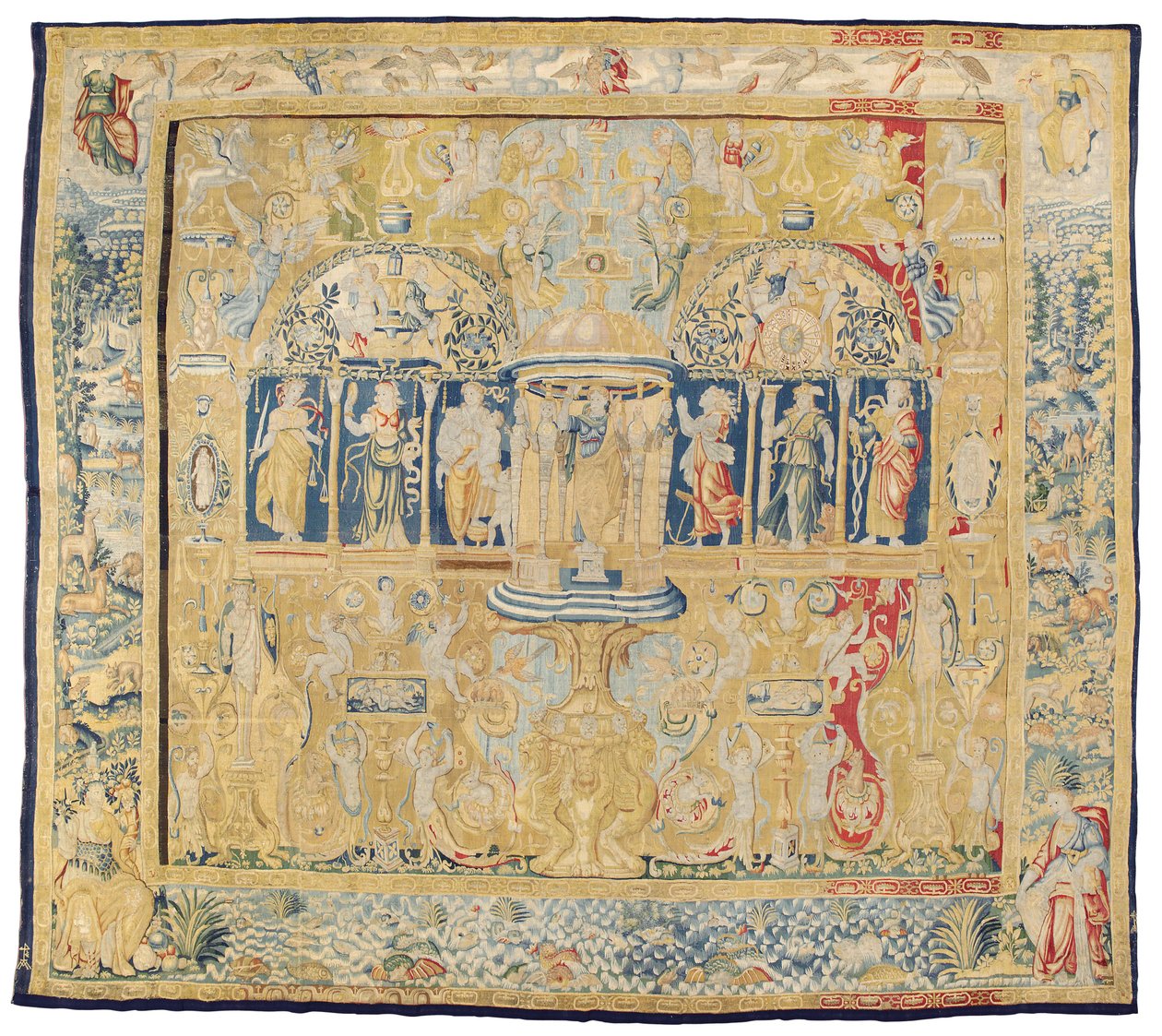 Arazzo allegorico, Bruxelles, fine XVI - inizio XVII secolo da Martin Reymbouts