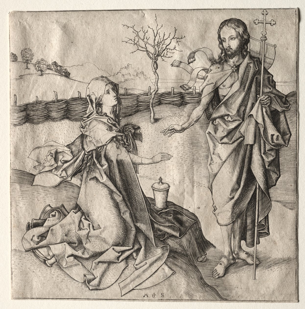 Cristo appare alla Maddalena da Martin Schongauer