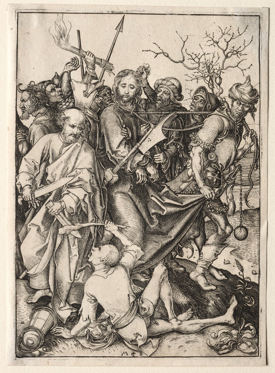 Cristo catturato da Martin Schongauer