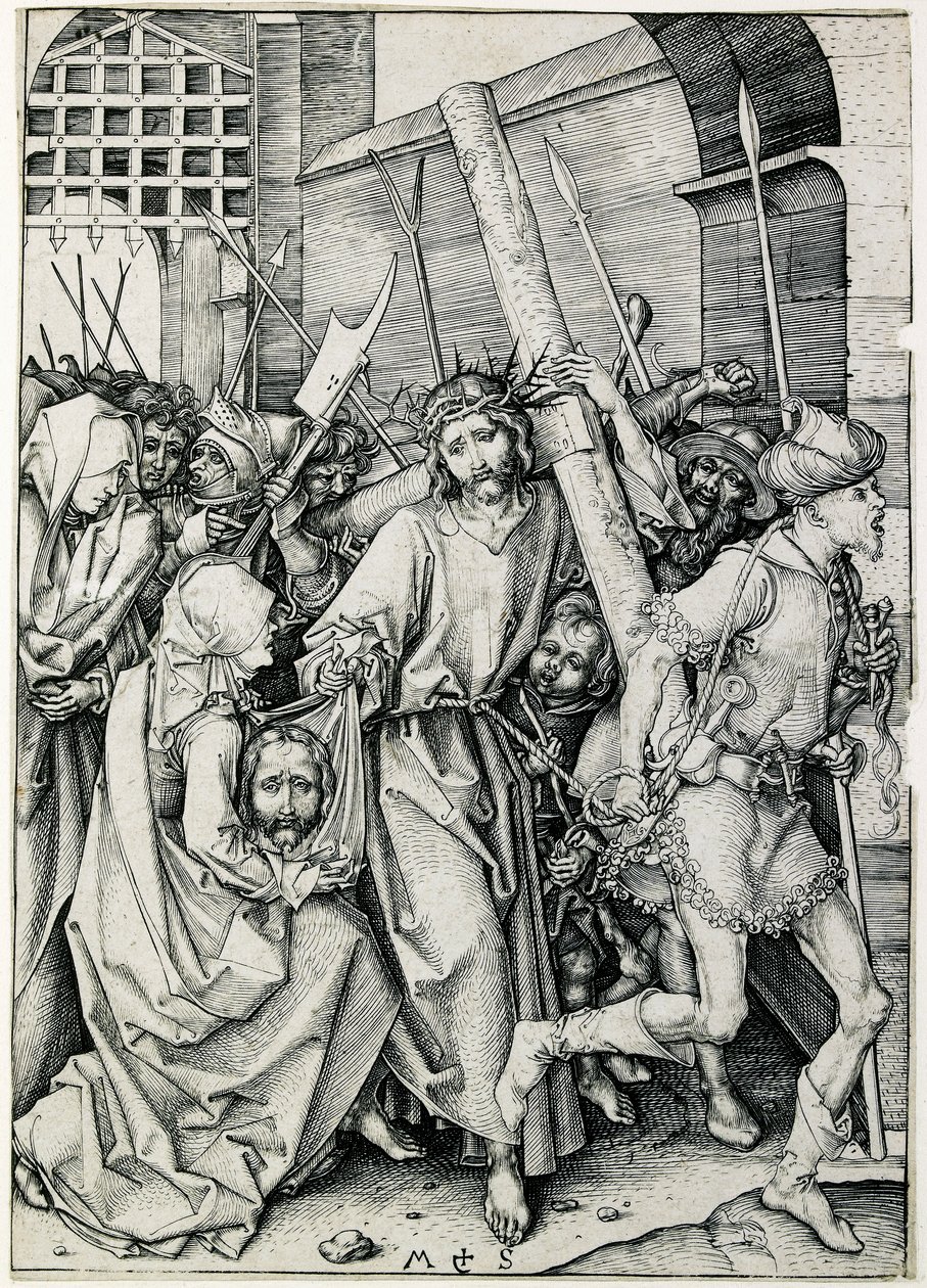Cristo che porta la croce, fine XV secolo da Martin Schongauer