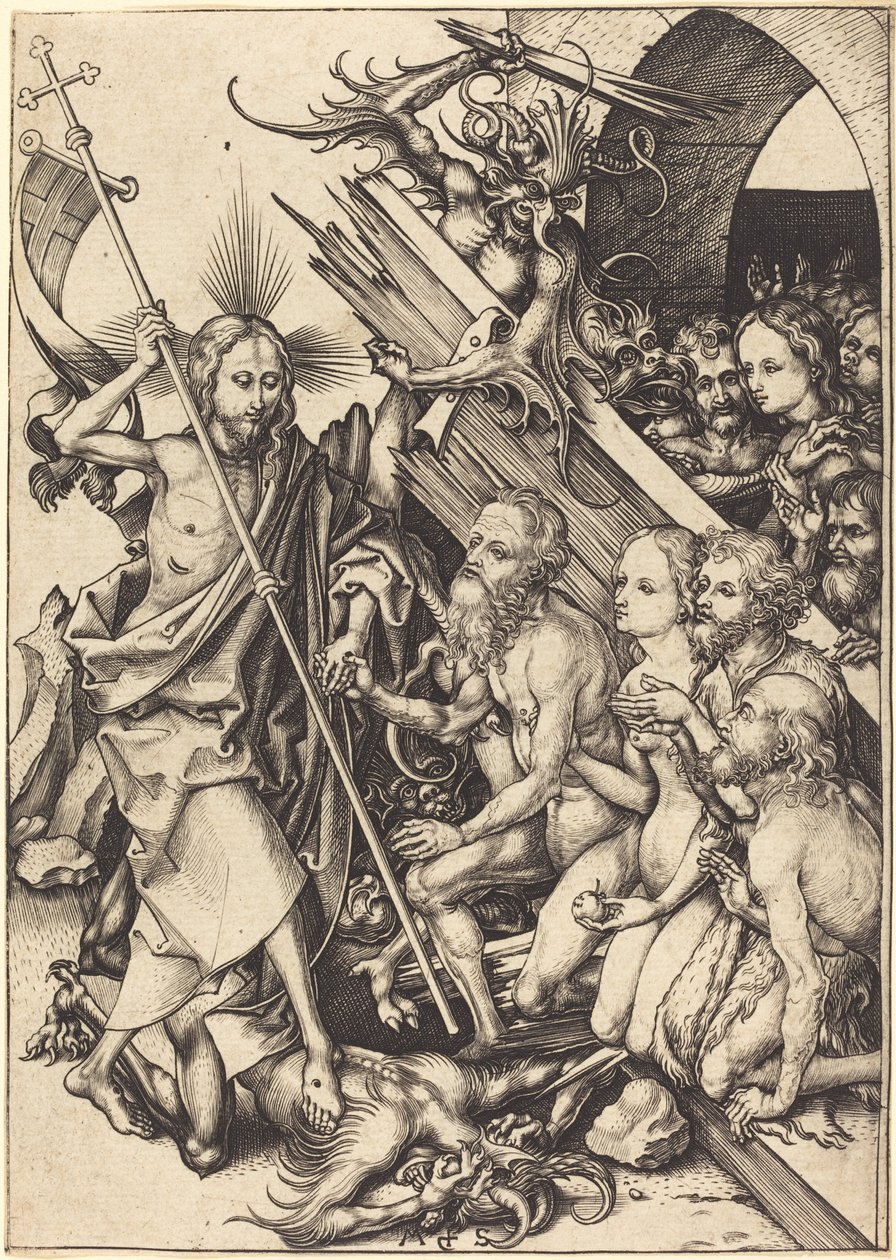 Cristo nel limbo da Martin Schongauer