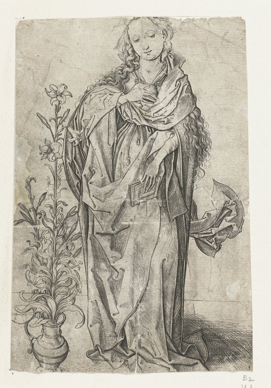 La Vergine Maria da Martin Schongauer