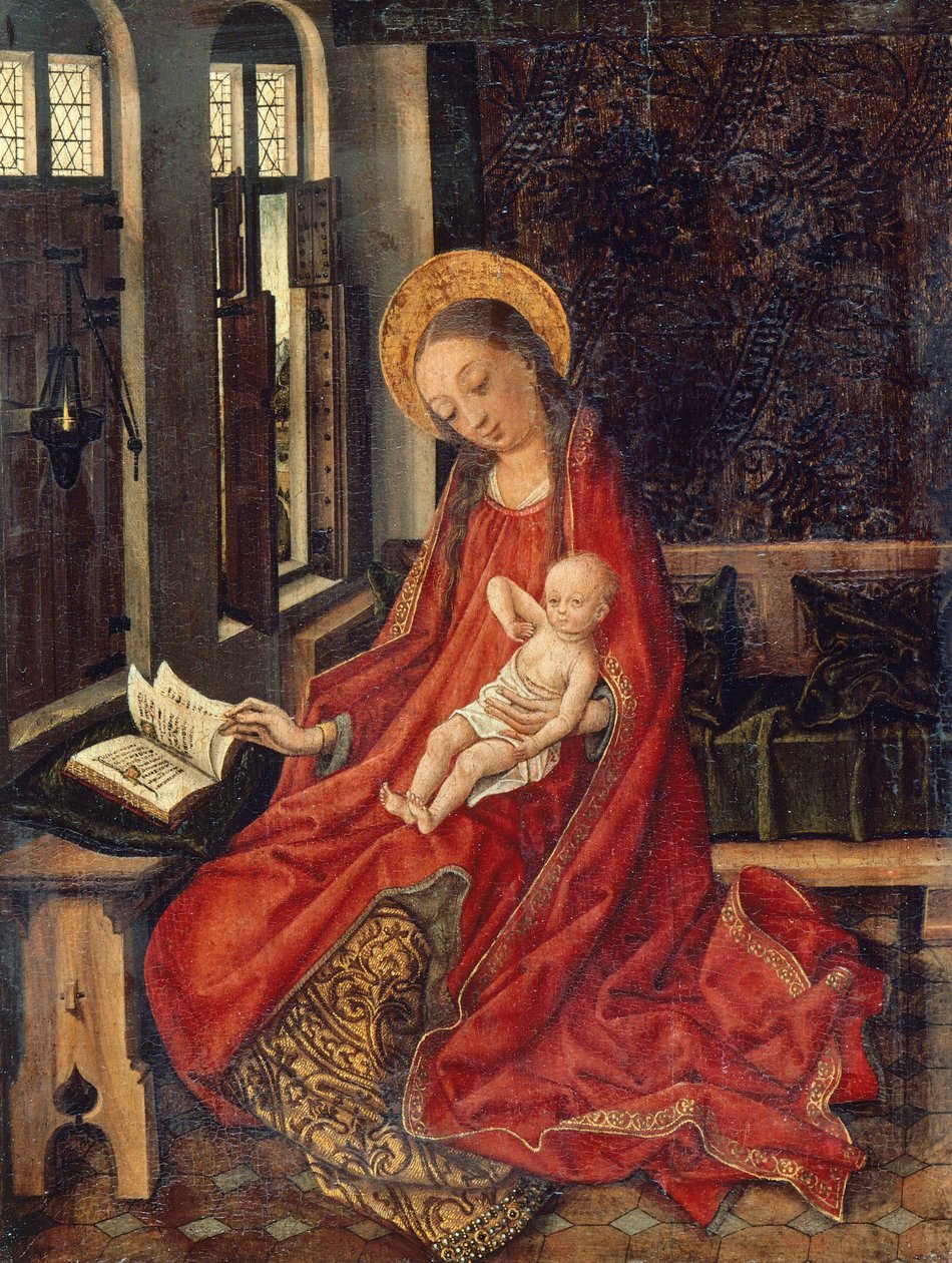 Madonna con Bambino in stanza da Martin Schongauer