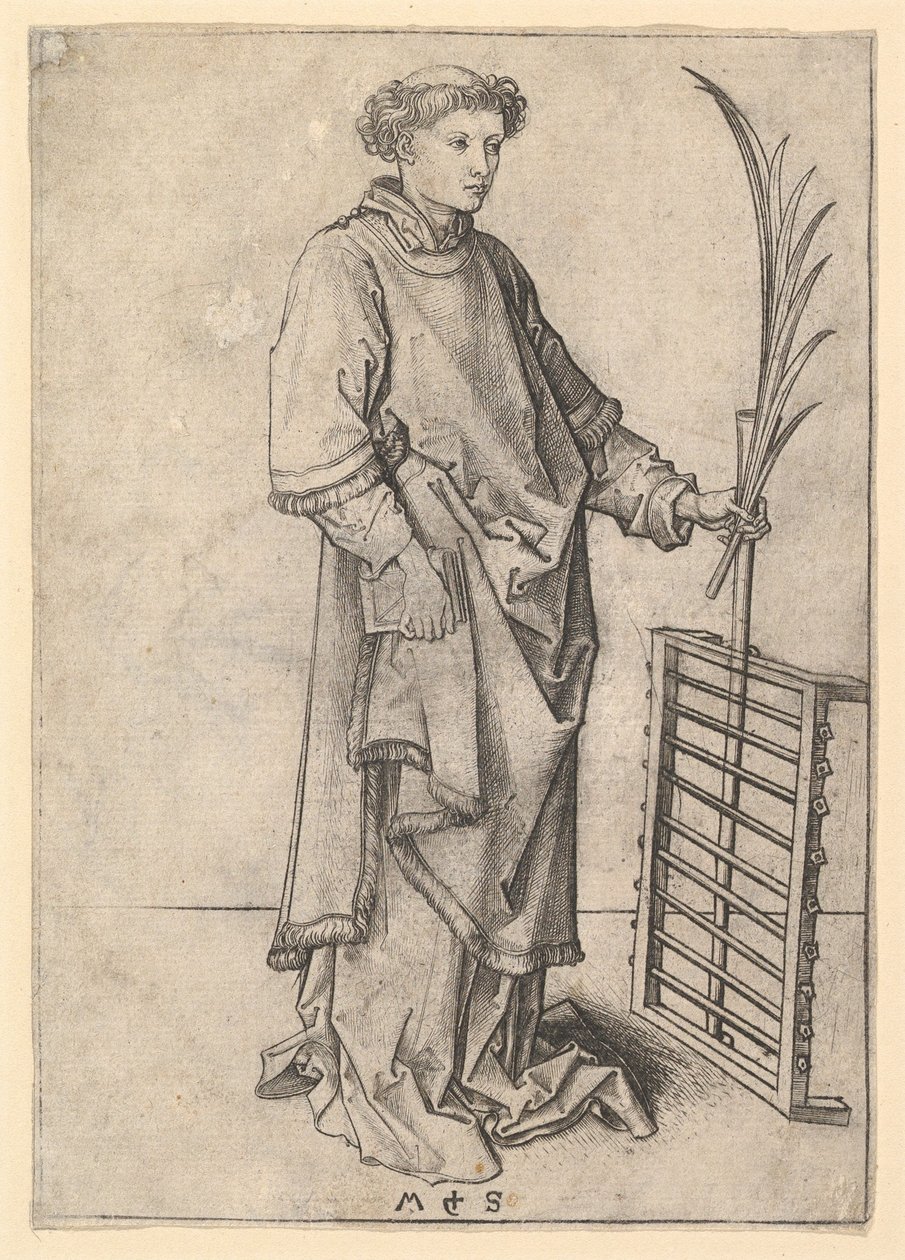 San Lorenzo, ca. 1435-1491 da Martin Schongauer