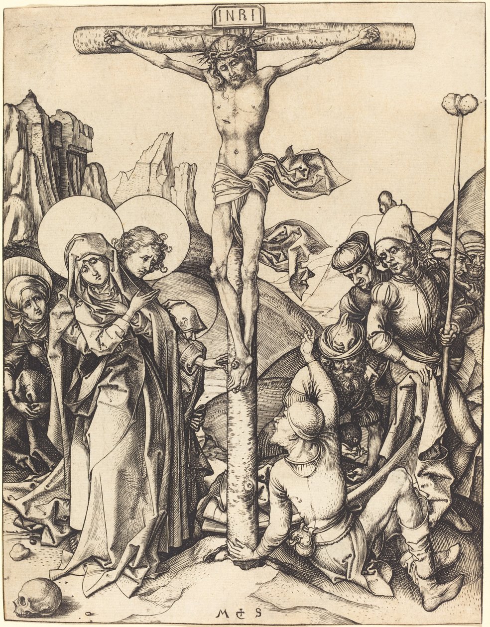 La crocifissione da Martin Schongauer