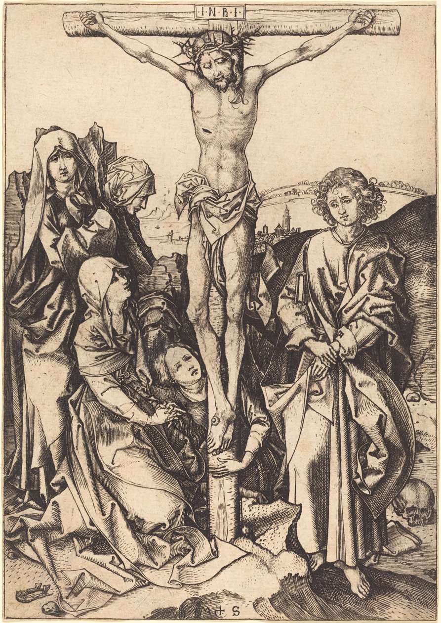 La crocifissione da Martin Schongauer
