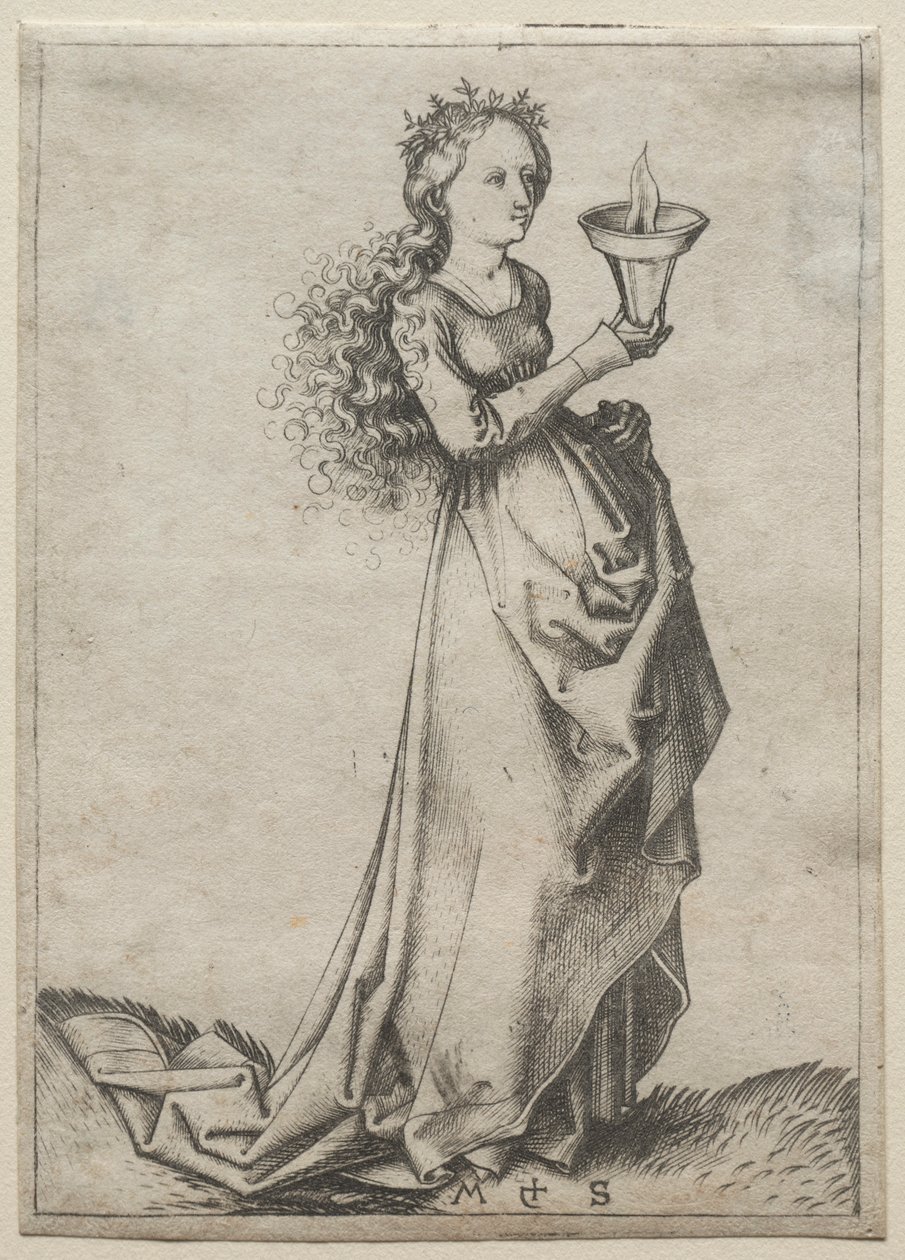 La Prima Vergine Saggia da Martin Schongauer