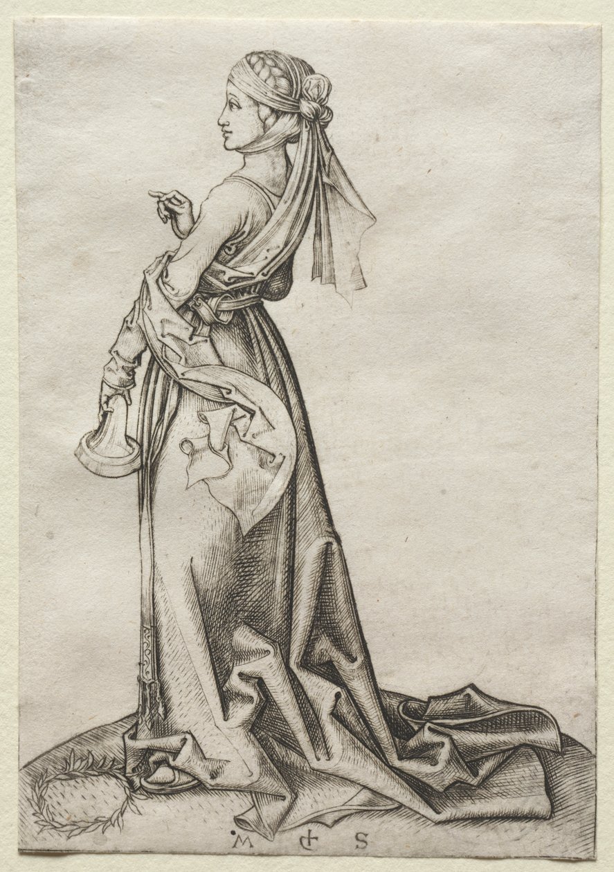 La prima delle vergini stolte da Martin Schongauer