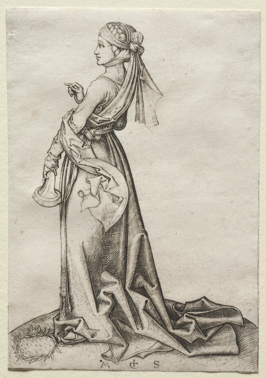 La prima delle vergini stolte da Martin Schongauer