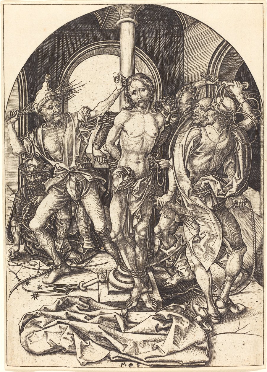 La flagellazione da Martin Schongauer