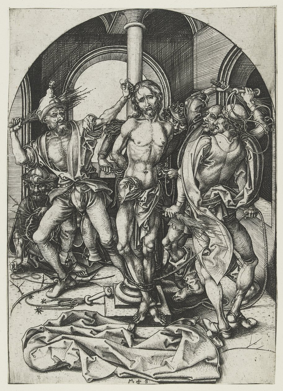 La flagellazione da Martin Schongauer