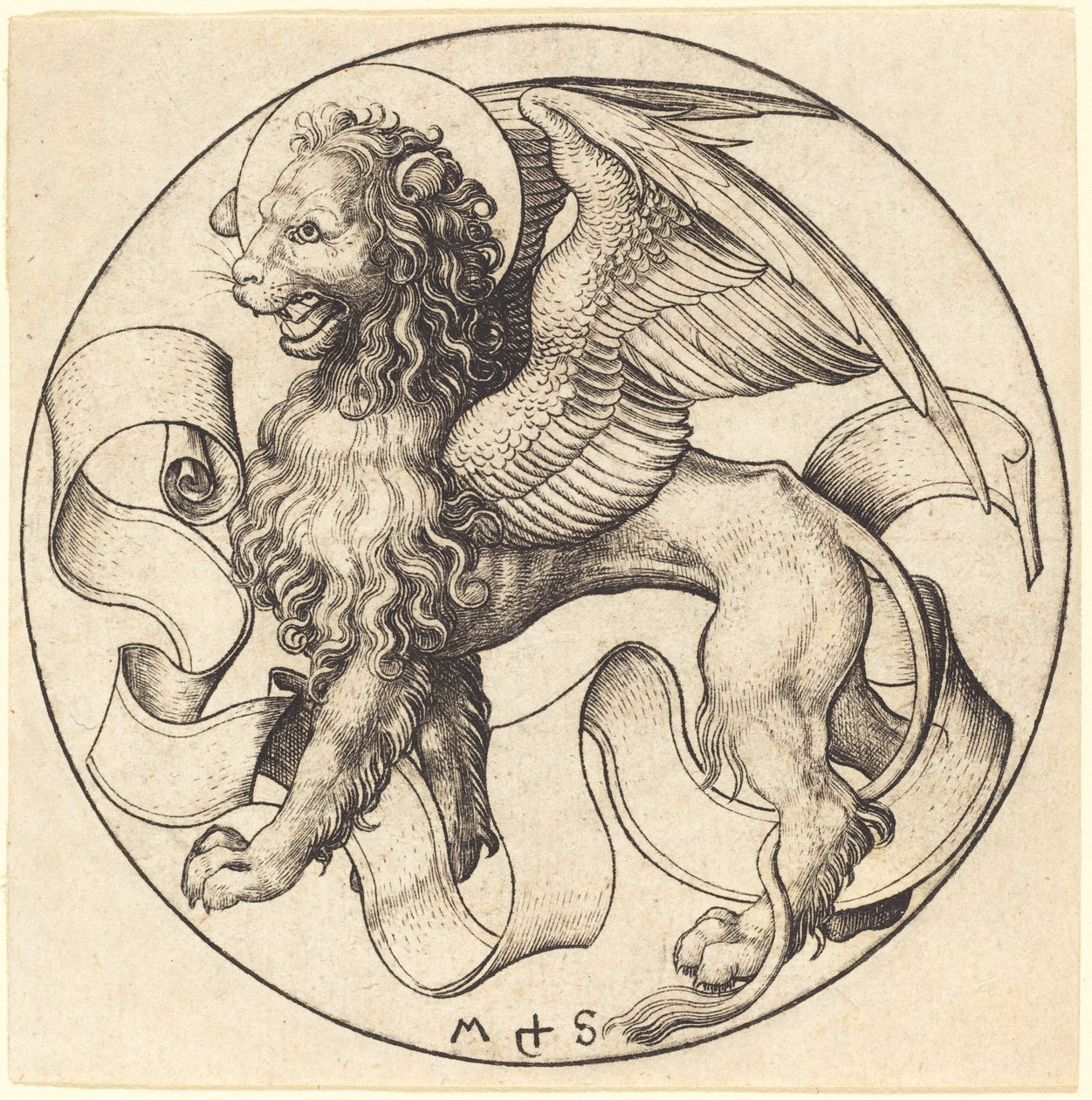 Il Leone di San Marco da Martin Schongauer