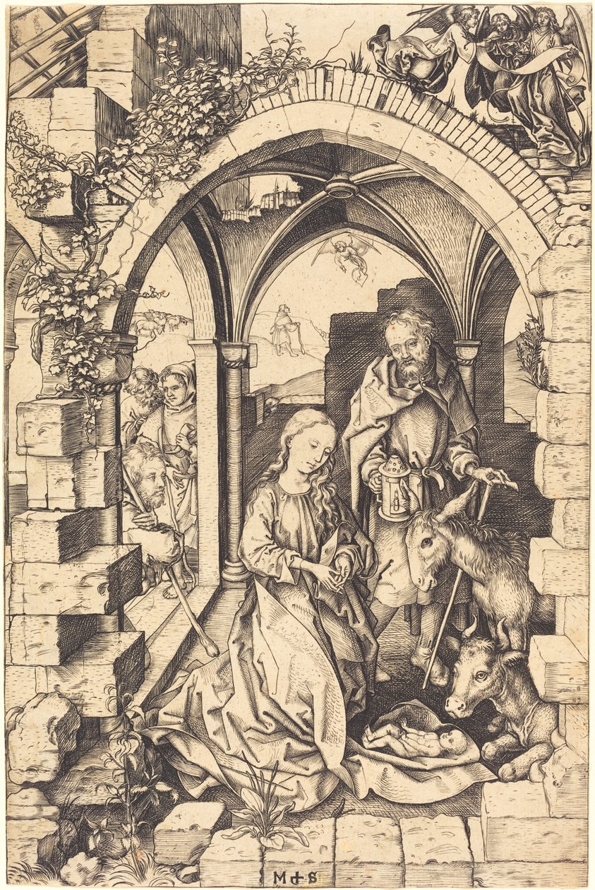 La natività da Martin Schongauer
